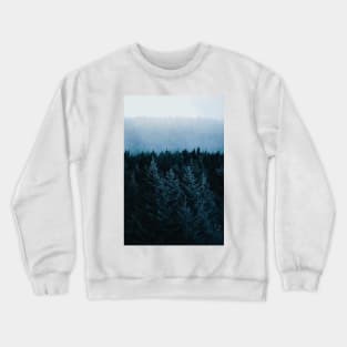 Vibrant Misty Forest Crewneck Sweatshirt